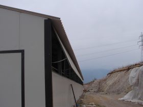 Construction of a Sheep farm building