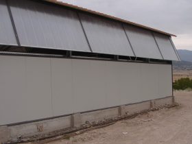 Construction of a Sheep farm building
