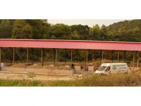 Construction of a Sheep farm building